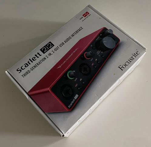 Focusrite SCARLETT 2I2 3RD GENERATION, Computers en Software, Pc speakers, Ophalen of Verzenden