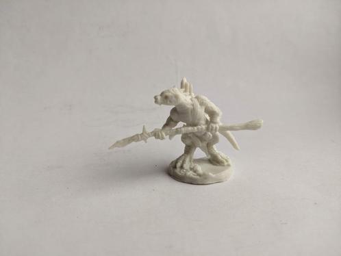 Reaper DHL Bones 77154 Lizardman Spearman, 28mm, plastic, Hobby en Vrije tijd, Wargaming, Zo goed als nieuw, Overige soorten, Figuurtje(s)