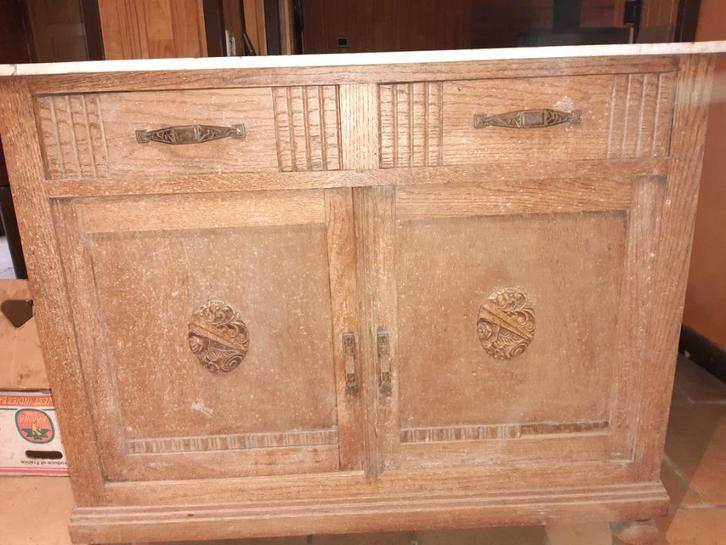 Lavabo ancien, Huis en Inrichting, Kasten | Ladekasten, Gebruikt, Minder dan 100 cm, Minder dan 50 cm, 1 of 2 laden, Ophalen