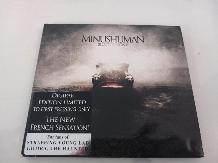 CD Minushuman Bloodthrone Thrash Death Metal Hard Rock, Cd's en Dvd's, Cd's | Hardrock en Metal, Zo goed als nieuw, Ophalen of Verzenden
