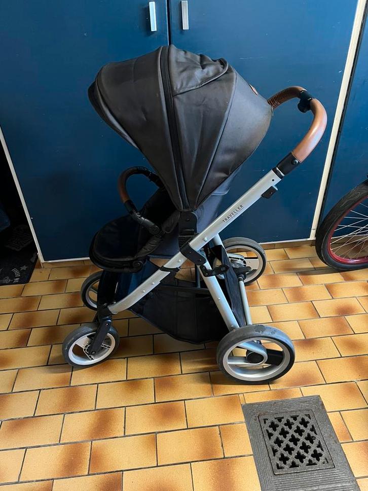 Kinderwagen, Kinderen en Baby's, Kinderwagens en Combinaties, Gebruikt, Combiwagen, Mutsy, Duowagen, Met autostoeltje, Met reiswieg