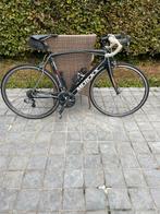 Koersfiets Eddy Merckx 56 vit automaat zwart carbon, Fietsen en Brommers, Ophalen, Zo goed als nieuw, Carbon