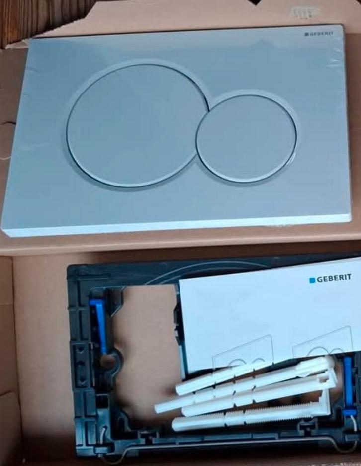 Geberit bedieningsplaat 115.770.11.5, Doe-het-zelf en Bouw, Sanitair, Nieuw, Toilet, Ophalen of Verzenden