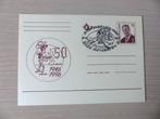 Carte postale illustrée 1996 - Lucky Luke avec cachet, Timbres & Monnaies, Avec timbre, Enlèvement ou Envoi