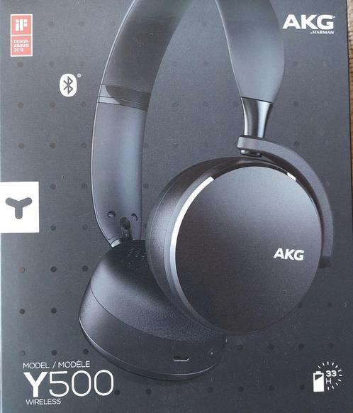 AKG Y500 Bluetooth koptelefoon zwart, nieuw, Audio, Tv en Foto, Hoofdtelefoons, Nieuw, Bluetooth, Ophalen of Verzenden