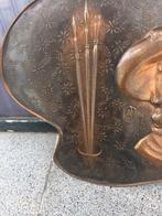 Plaque de cuivre sculture, Antiquités & Art, Enlèvement, Cuivre