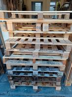 Set houten pallets in verschillende maten, Doe-het-zelf en Bouw, Hout en Planken, Ophalen, Zo goed als nieuw