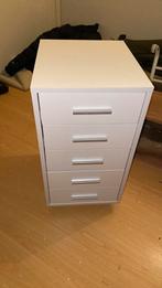 Nieuw bureau kastje met 5 lade op wielen, Ophalen, Nieuw