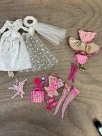 Vintage Barbie – Outfit Roze/Wit à € 12,-, Enlèvement, Barbie