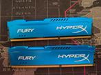 Fury hyperX 2x4GB, Computers en Software, RAM geheugen, Ophalen of Verzenden, Zo goed als nieuw, DDR3