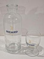 Ricard soleil gesigneerd karaf en glas , waterkaraf 70 cl, Verzamelen, Merken en Reclamevoorwerpen, Ophalen of Verzenden, Zo goed als nieuw