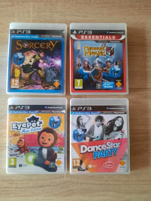 Lot van 4 PS3 spellen - playstation move requiered, Games en Spelcomputers, Games | Sony PlayStation 3, Gebruikt, Ophalen of Verzenden