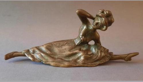 ✔️Erotisch brons „La Goulue” 1900, Antiek en Kunst, Kunst | Beelden en Houtsnijwerken, Verzenden