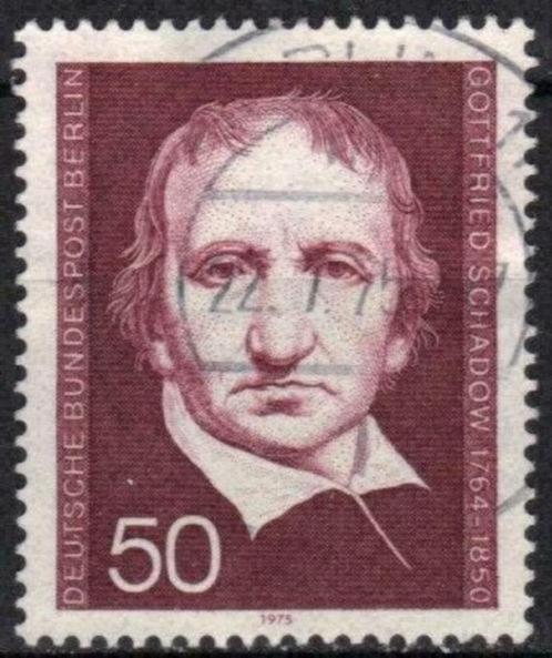 Duitsland Berlijn 1975 - Yvert 446 - Johann G. Schadow (ST), Postzegels en Munten, Postzegels | Europa | Duitsland, Gestempeld