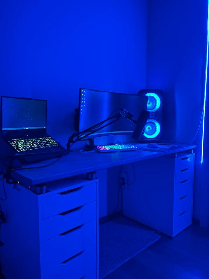 Volledige high-end gaming / study setup – zo goed als nieuw, Huis en Inrichting, Bureaus, Zo goed als nieuw, Bureau, Ophalen