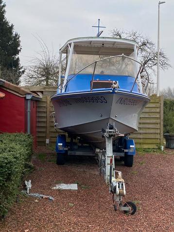 Kajuit boot Jeanau, Watersport en Boten, Motorboten en Motorjachten, Ophalen, Gebruikt, Binnenboordmotor, 30 tot 50 pk