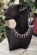 Elegante zilveren Indische ketting, Handtassen en Accessoires, Ophalen of Verzenden, Zo goed als nieuw