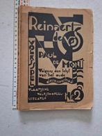 Paul De Mont Reinaert De Vos omslag Victor Servranckx, Ophalen of Verzenden, Gelezen, Overige onderwerpen, Paul De Mont