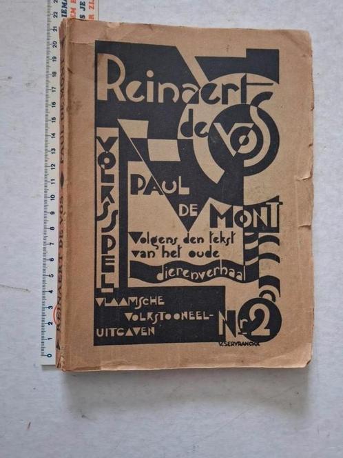 Paul De Mont Reinaert De Vos omslag Victor Servranckx, Boeken, Kunst en Cultuur | Beeldend, Gelezen, Overige onderwerpen, Ophalen of Verzenden