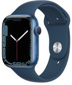 Apple Watch Series 7 (GPS, 45MM) -Blauw Aluminium, Telecommunicatie, Ophalen of Verzenden, Blauw