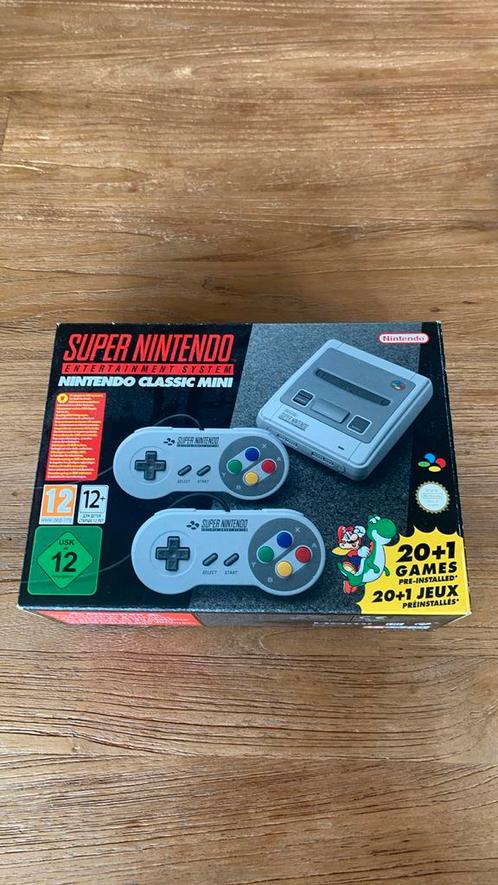 Classic Mini: Super Entertainment System, Consoles de jeu & Jeux vidéo, Consoles de jeu | Nintendo Super NES, Comme neuf, Enlèvement