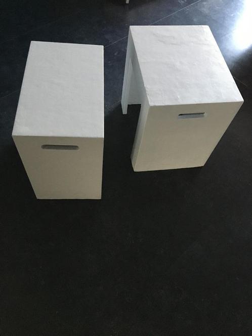 Bijzettafels(ook om op te zitten/steun)-prijs per stuk, Huis en Inrichting, Tafels | Sidetables, Zo goed als nieuw, Overige houtsoorten