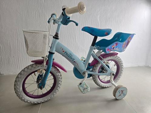 Frozen Kinderfiets zo goed als nieuw weinig gebruikt -/ 60€, Fietsen en Brommers, Fietsen | Kinderfietsjes, Zo goed als nieuw