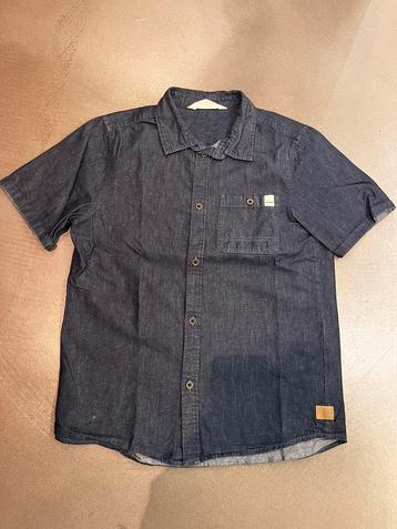 H&M jeans hemd maat 11/12y - zeer goed.  beschikbaar voor biedingen