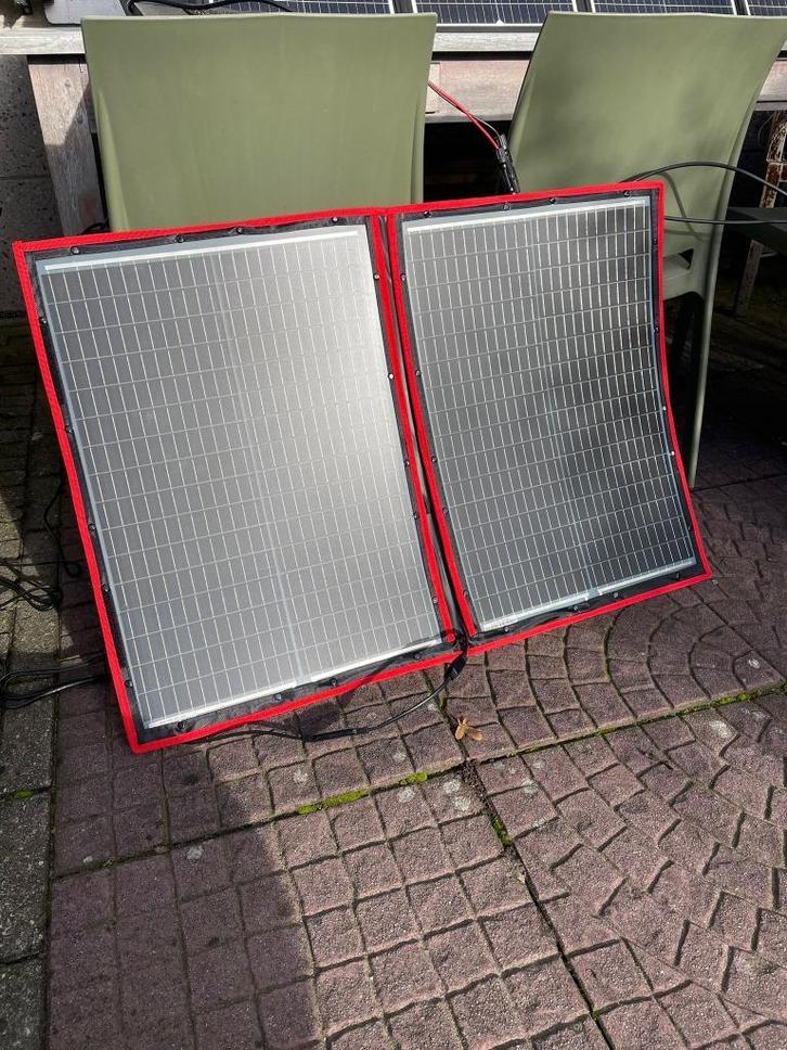 Draagbare 100watt Opvouwbaar Zonnepaneel Zonnepanelen, Caravans en Kamperen, Kampeeraccessoires, Nieuw, Verzenden