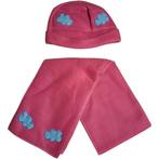 Winter fleece set kinderen roze one size, Kinderen en Baby's, Kinderkleding | Mutsen, Sjaals en Handschoenen, Verzenden, Nieuw