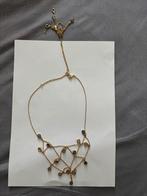 Swarovski Gouden Ketting met Kristallen, Handtassen en Accessoires, Kettingen, Ophalen, Zo goed als nieuw