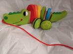 Crocodile en bois avec ficelle, l : 30 cm, Enlèvement ou Envoi, Comme neuf