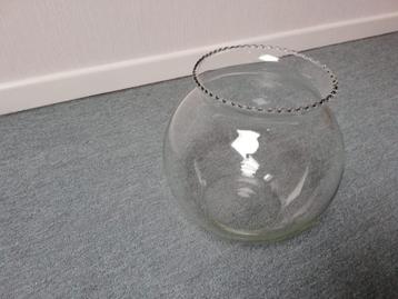 Glazen bokaal, Ophalen, Zo goed als nieuw, Leeg aquarium