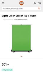 Collapsible Chroma Key panel roll up 148 x 180 cm, Comme neuf