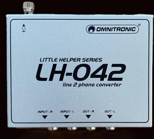 OMNITRONIC LH-042 Line/Phono Converter, Audio, Tv en Foto, Converters, Nieuw, Ophalen of Verzenden