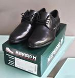 MEPHISTO HEREN CIRUS ZWARTE SCHOENEN ZWART MAAT 41,5, Ophalen of Verzenden, Zo goed als nieuw, Zwart, Veterschoenen