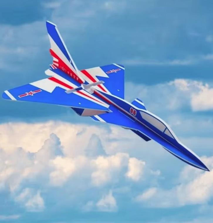 Chengdu J-10 950x690mm | PP-Foam KIT + Electronica | NIEUW, Hobby en Vrije tijd, Modelbouw | Radiografisch | Vliegtuigen, Nieuw