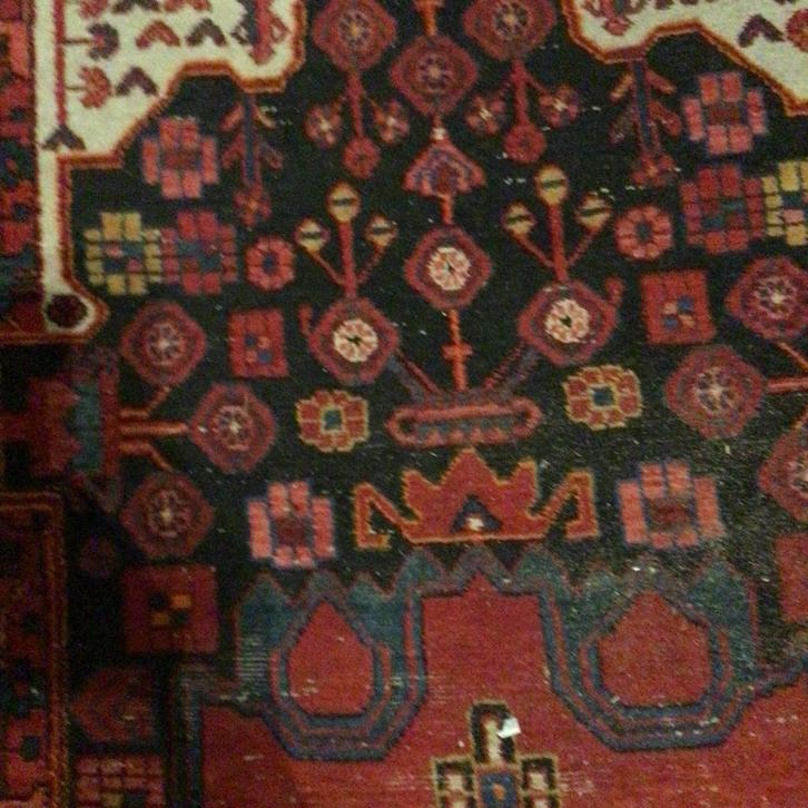 Echte handgeknoopte Perzische tapijt, wol op katoen, Huis en Inrichting, Stoffering | Tapijten en Vloerkleden, Gebruikt, 100 tot 150 cm