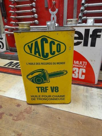 oude lege oliekan yacco trf v8 5 liter beschikbaar voor biedingen