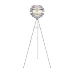 Spoetniklamp Ufolamp vloerlamp staanlamp 3 delig statief, Ophalen, Zo goed als nieuw, Glas