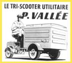 Triporteur/trottinette P Vallée, Vélos & Vélomoteurs, 4 vitesses, Autres marques, Enlèvement