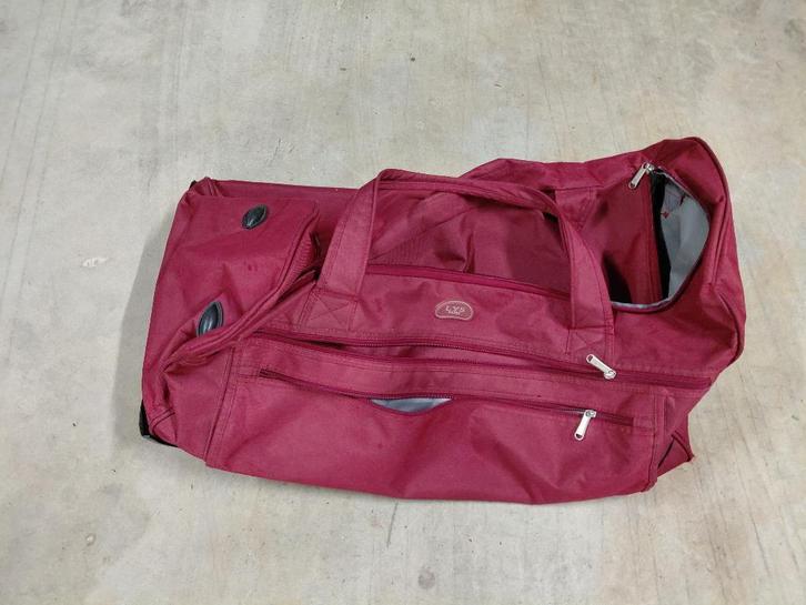 Zachte reistrolley 85l, Handtassen en Accessoires, Tassen | Reistassen en Weekendtassen, Gebruikt, Rood, 60 tot 80 cm, 30 cm of meer