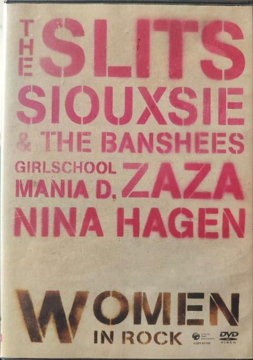 Zeldzame DVD Women in Rock Slits siouxsie Nina Hagen ea, Cd's en Dvd's, Dvd's | Muziek en Concerten, Zo goed als nieuw, Ophalen of Verzenden