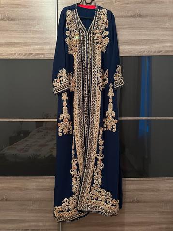 Vend caftan bleu, Enlèvement ou Envoi, Bleu