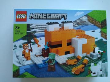 nieuwe lego Minecraft 21178 beschikbaar voor biedingen