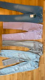 4 jeans / pantalons 9 ans fille, Utilisé, Taille 134