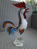 Statue vintage de poulet coq en verre de Murano, Antiquités & Art, Enlèvement ou Envoi