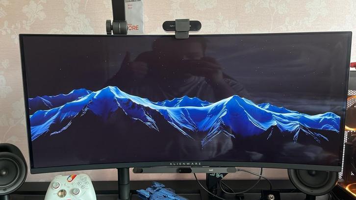 Alienware aw3423dwf OLED Ultrawide, Computers en Software, Monitoren, Zo goed als nieuw, 151 t/m 200 Hz, DisplayPort, HDMI, Gaming