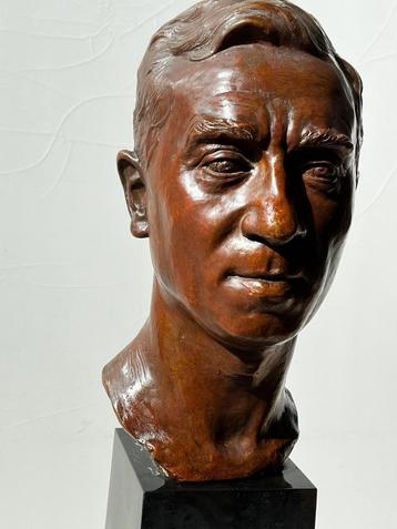 1911 Charles SAMUEL buste bronze J. PETERMANN St-Gilles BXL