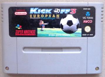 Kickoff 3 European Challenge voor de Europese Super Nintendo, Games en Spelcomputers, Games | Nintendo Super NES, Ophalen of Verzenden